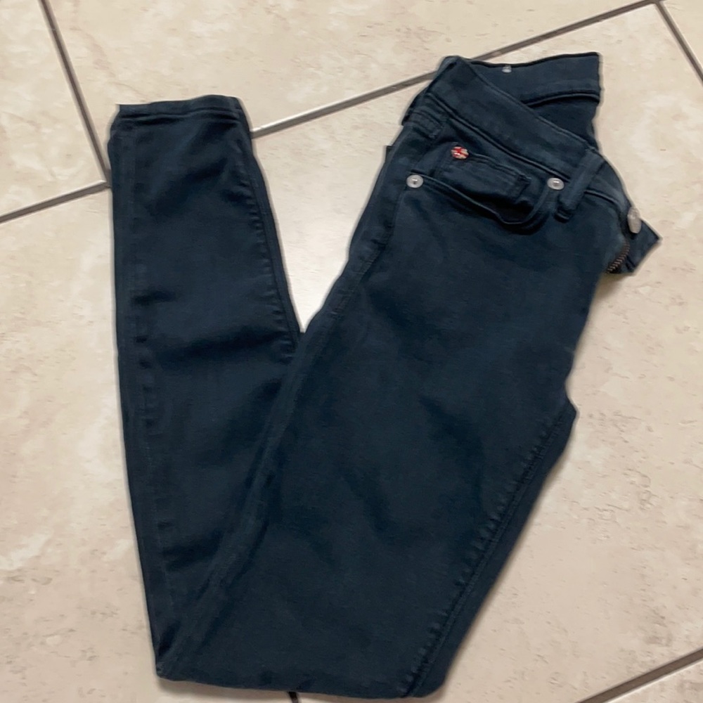 Hudson faded black skinny jean